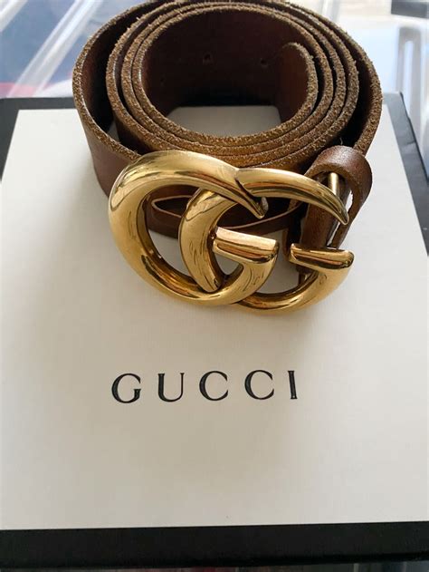 gucci belt tan